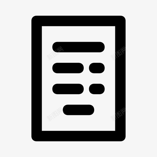 收据购买文件图标svg_新图网 https://ixintu.com 付款 付款收据 信件 单张 收据 文件 文本 简单 纸张 购买