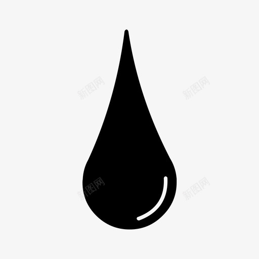 水滴圆形水图标svg_新图网 https://ixintu.com 圆形 水 水滴