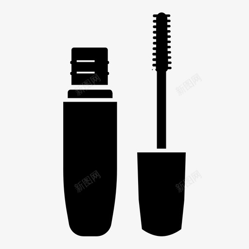 睫毛膏美容产品图标svg_新图网 https://ixintu.com 睫毛膏 美容产品