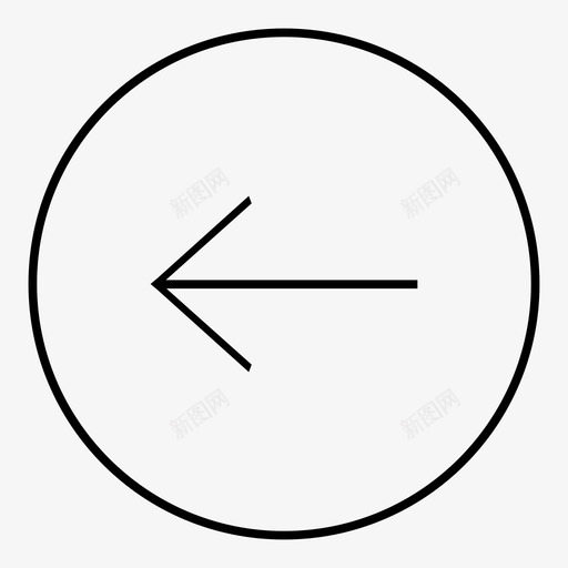 左箭头侧箭头返回图标svg_新图网 https://ixintu.com 侧箭头 删除 后退箭头 向后滑动 左箭头 更改 返回