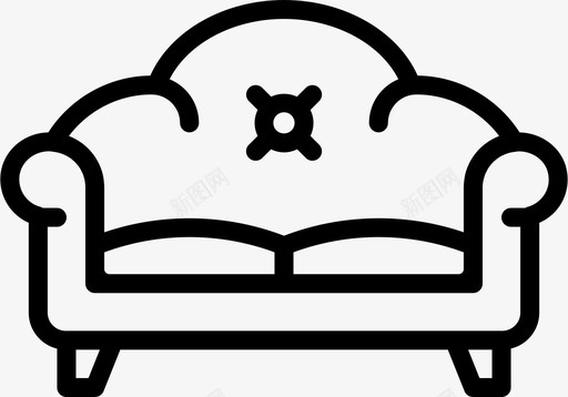 2座沙发坐休息图标svg_新图网 https://ixintu.com 2座 2座沙发 smashicons家庭轮廓 休息 休息室 坐 家庭 放松 沙发