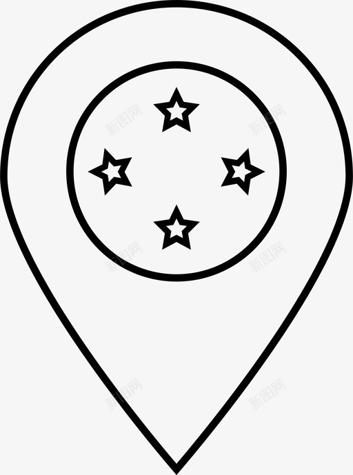 密克罗尼西亚国旗国家地理图标svg_新图网 https://ixintu.com 世界 世界国旗标志 全球 国家 国籍 地理 密克罗尼西亚国旗