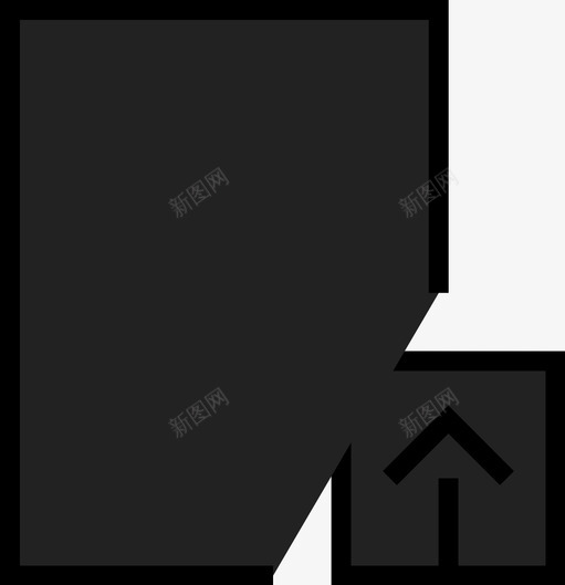 上载便笺图标svg_新图网 https://ixintu.com 上载便笺