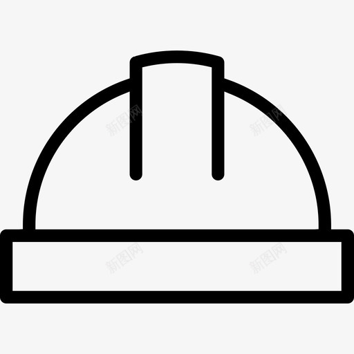 安全帽建筑工人建筑图标svg_新图网 https://ixintu.com 头 头盔 安全 安全帽 工人 建筑 建筑工人 建筑轮廓 维修