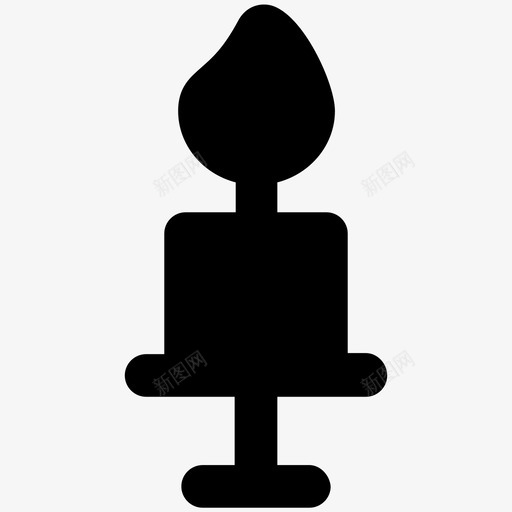 燃烧的蜡烛爱情和浪漫大胆的固体图标svg_新图网 https://ixintu.com 燃烧的蜡烛 爱情和浪漫大胆的固体图标
