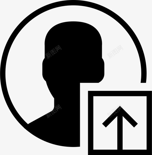 上传个人资料互动扎实图标svg_新图网 https://ixintu.com 上传个人资料 互动扎实