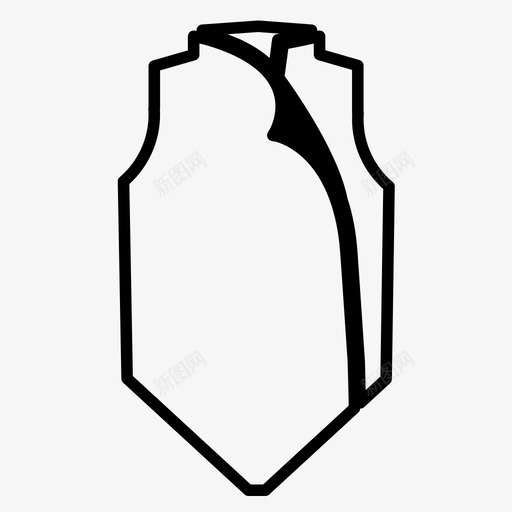 金属箔击剑折叠图标svg_新图网 https://ixintu.com 击剑 尖头 折叠 服装 衬衫 金属箔 马甲
