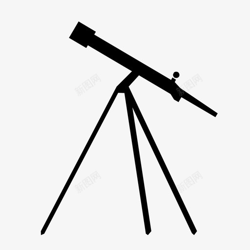 望远镜天文聚焦图标svg_新图网 https://ixintu.com 仪器 天文 太空 放大镜 望远镜 科学 聚焦 透镜