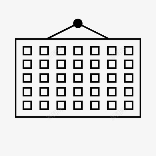日历系统日程表图标svg_新图网 https://ixintu.com 周 日 日历 日程表 月 系统 约会 组织 议程