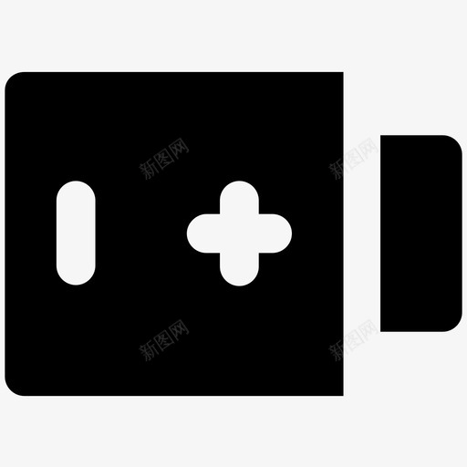 电池科学大胆的固体图标svg_新图网 https://ixintu.com 电池 科学大胆的固体图标