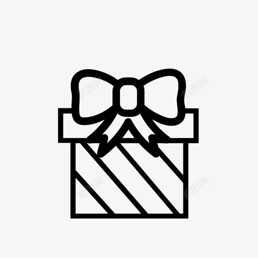 礼物研究针尖图标svg_新图网 https://ixintu.com 包装 危险 圣诞节 整体 盒子 研究 礼物 管理 针尖