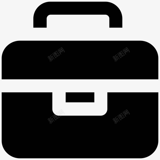 公文包旅行粗体图标svg_新图网 https://ixintu.com 公文包 旅行粗体图标