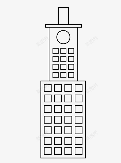 纽约市建筑纽约市大厦高层图标svg_新图网 https://ixintu.com soho 公司 摩天大楼 旧 纽约市 纽约市大厦 纽约市建筑 详细建筑 高层