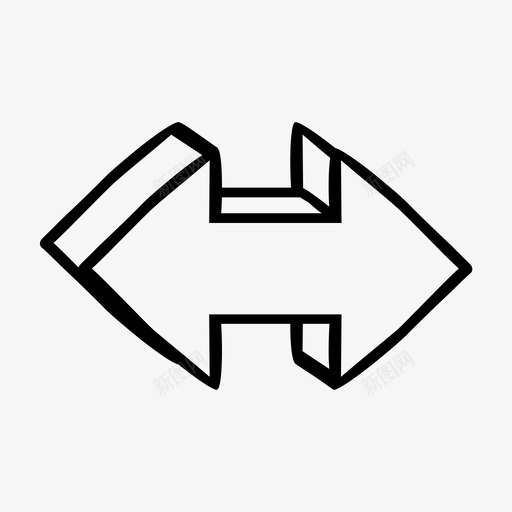 滚动时间右图标svg_新图网 https://ixintu.com 债务 制作 十字 右 周围 左 时间 滚动 白色 箭头 绘制集23d