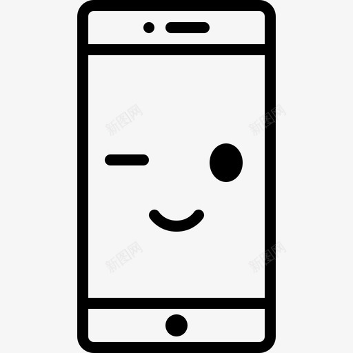 快乐电话伤感图标svg_新图网 https://ixintu.com 伤感 头像 宽 快乐 清洁 电子杂志 电话 笑脸手机 精致 脸 表情