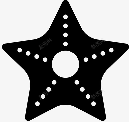 海星种类海边图标svg_新图网 https://ixintu.com 旅行 旅行固体 有机物 海产品 海星 海滩 海边 海鲜 种类