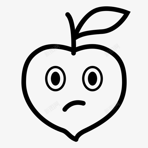 奇迹派桃子图标svg_新图网 https://ixintu.com 令人讨厌 化身 奇迹 干 惊喜 桃子 派 笑脸桃 美味 脸 蛋糕