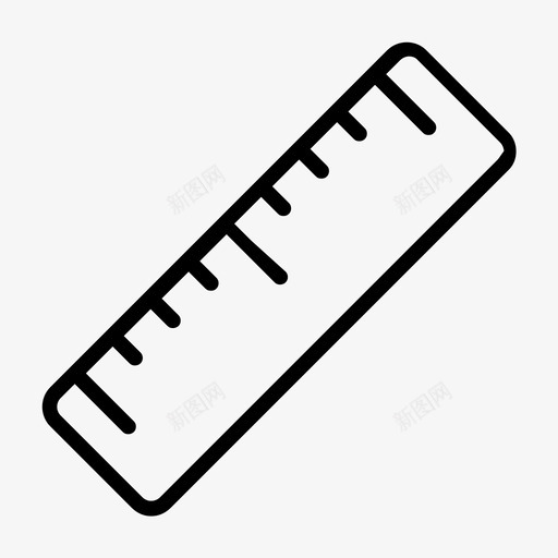 尺子带子牌子图标svg_新图网 https://ixintu.com 免提 办公室 厘米 尺子 带子 房子 技术 牌子 英寸