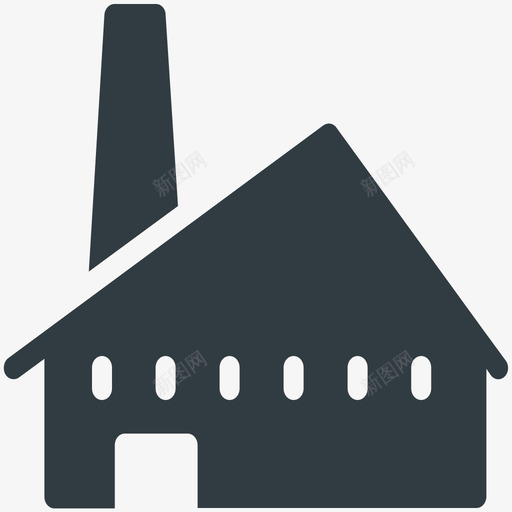 工厂工业冷标图标svg_新图网 https://ixintu.com 工业冷矢量图标 工厂
