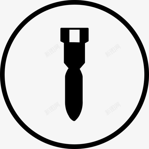 导弹武器火箭图标svg_新图网 https://ixintu.com 军用 剂量 医药 墨水滴管 导弹 核武器 武器 火箭 炸弹 粗笔 配药