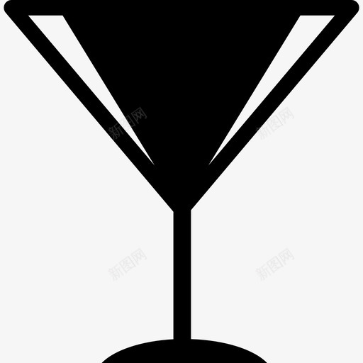 从侧面看鸡尾酒杯工具和用具饮料套装图标svg_新图网 https://ixintu.com 从侧面看鸡尾酒杯 工具和用具 饮料套装