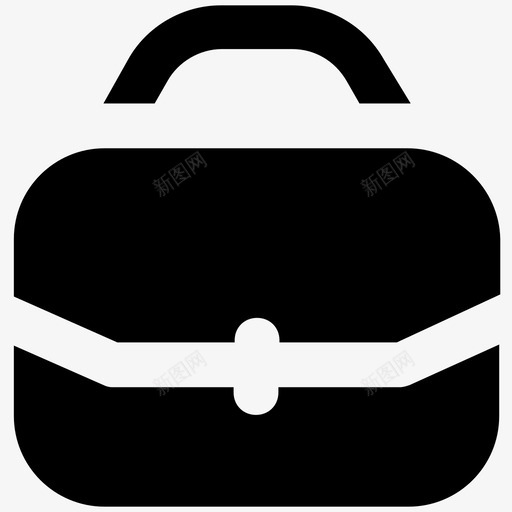 手袋肩包钱包图标svg_新图网 https://ixintu.com 信息 分析 女士钱包 存储 手袋 管理 肩包 衣服大胆的固体图标 钱包 镜头