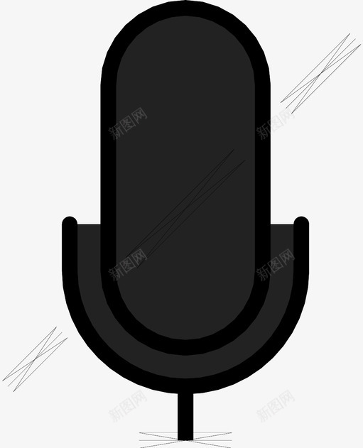 静音麦克风符号声音图标svg_新图网 https://ixintu.com 关闭 声音 符号 语音 静音 静音麦克风 音乐 音频