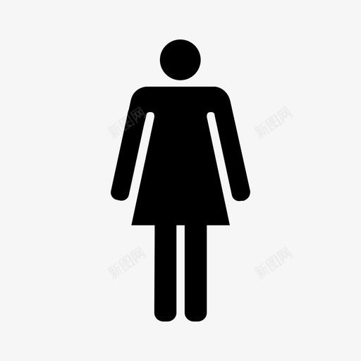 女性护理着装图标svg_新图网 https://ixintu.com 医院健康 女士 女孩 女性 她 护理 母亲 着装
