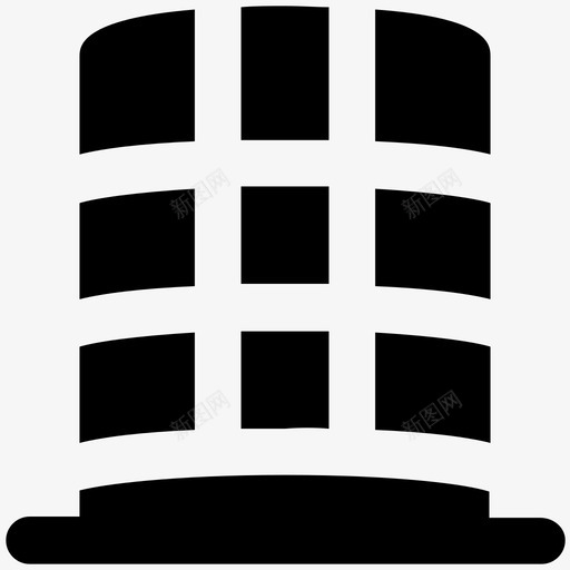 金融中心建筑和家具大胆的固体图标svg_新图网 https://ixintu.com 建筑和家具大胆的固体图标 金融中心