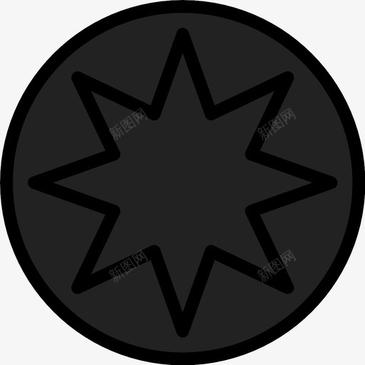 巴哈伊信仰祈祷图标svg_新图网 https://ixintu.com 七谷 信仰 宗教 巴哈伊 祈祷 统一 象征 隐藏的文字