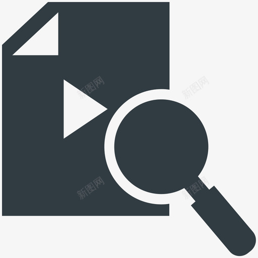 视频搜索搜索引擎优化和互联网营销酷标图标svg_新图网 https://ixintu.com 搜索引擎优化和互联网营销酷矢量图标 视频搜索
