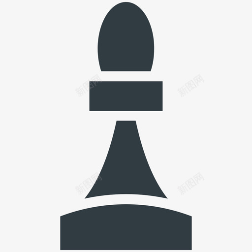 象棋棋子运动酷标图标svg_新图网 https://ixintu.com 象棋棋子 运动酷矢量图标