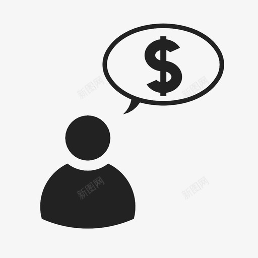 商人领带西装图标svg_新图网 https://ixintu.com 公司和贸易 商人 富人 经济 西装 金钱 领带