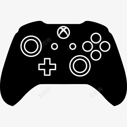 XboxControlForOne控件视频游戏图标svg_新图网 https://ixintu.com XboxControlForOne 控件 视频游戏