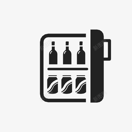 冰箱图标svg_新图网 https://ixintu.com 冰箱