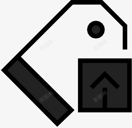 价格标签上传图标svg_新图网 https://ixintu.com 价格标签上传