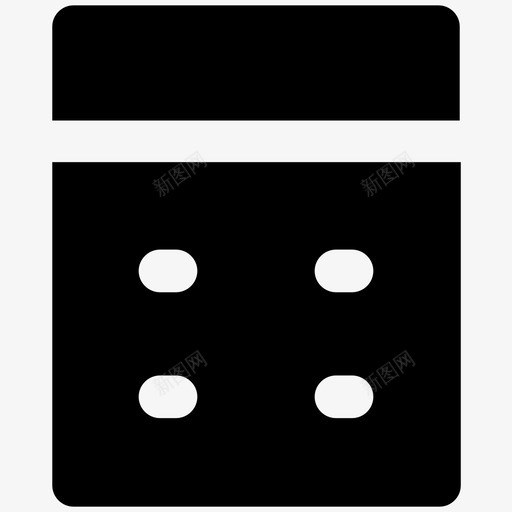 计算器购物加粗实心图标svg_新图网 https://ixintu.com 计算器 购物加粗实心图标