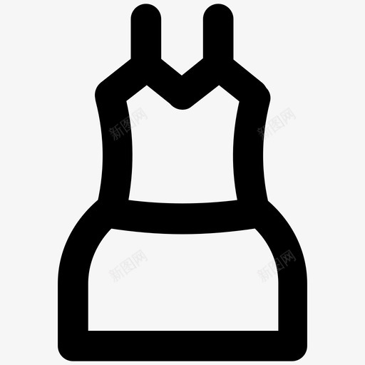女装爱情和浪漫大胆的线条图标svg_新图网 https://ixintu.com 女装 爱情和浪漫大胆的线条图标