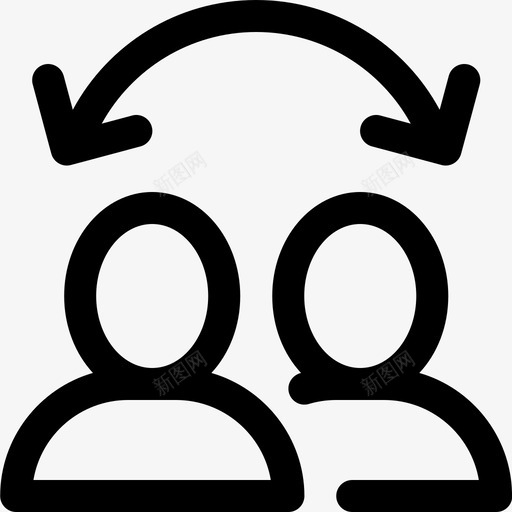 共同的朋友朋友同学图标svg_新图网 https://ixintu.com 共享的朋友 共同的朋友 同事 同学 小组 朋友 用户 社区