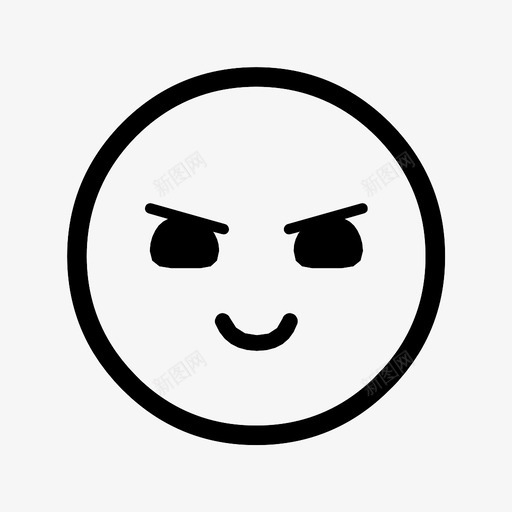 微笑表情高兴图标svg_新图网 https://ixintu.com 微笑 表情 高兴