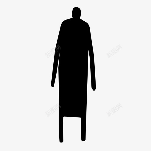 男人年龄存在图标svg_新图网 https://ixintu.com 人 存在 年龄 男人 老人 这里 高