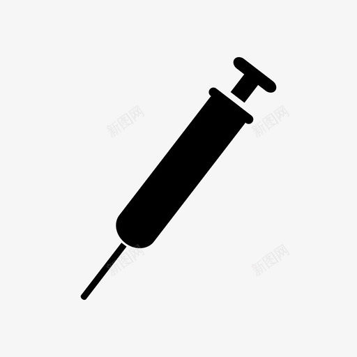 注射器挤压戳图标svg_新图网 https://ixintu.com 健康 医生 医疗 医院 医院健康 吸吮 戳 挤压 提取 注射 注射器 点