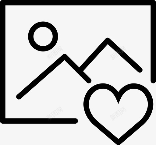 喜欢绘画户外图标svg_新图网 https://ixintu.com smashicons互动大纲 互动 喜欢图片 图片 户外 最爱 绘画 群组 阳光 风景