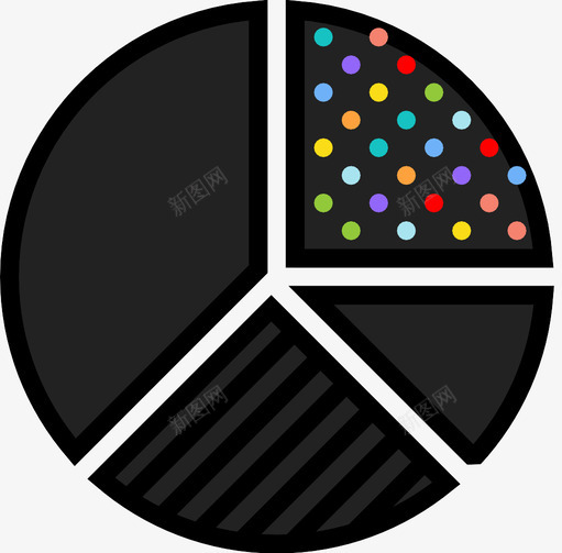 饼图演示文稿数字图标svg_新图网 https://ixintu.com 业务 图表 圆圈 圆形 数字 显示 演示文稿 颜色 饼图