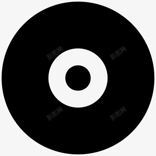 cd电子产品加粗实心图标svg_新图网 https://ixintu.com cd 电子产品加粗实心图标