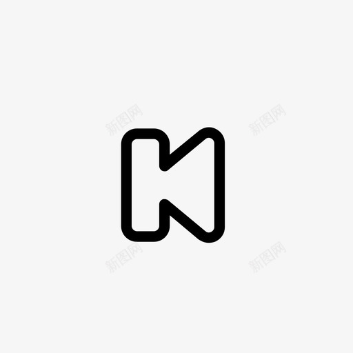 上一个跳转返回图标svg_新图网 https://ixintu.com 上一个 前 后 慢 浏览 界面图标 结束 跳转 返回
