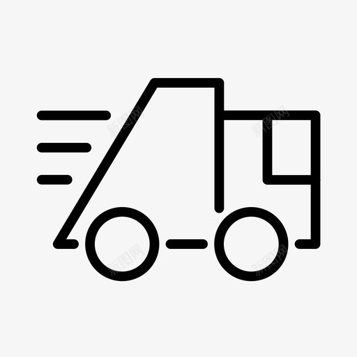 送货车行车快捷图标svg_新图网 https://ixintu.com 出行 图标简单线 快捷 物流配送 行车 车辆 运输 送货车