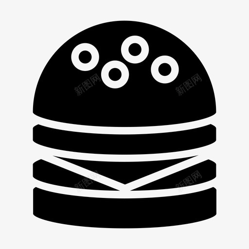 芝士汉堡肉饼肉图标svg_新图网 https://ixintu.com 包子 汉堡 汉堡世界 熟食 肉 肉饼 芝士汉堡 配料 食品