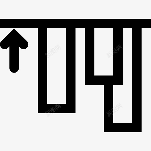 对齐向上顶部图标svg_新图网 https://ixintu.com 利润 助手 向上 对齐 工作 工具 成功 组织 编辑器用户界面 边 顶部