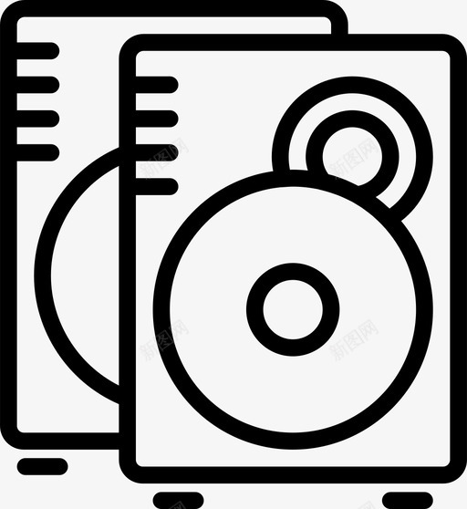 扬声器环绕声立体声图标svg_新图网 https://ixintu.com smashicons技术概述 声音 扬声器 技术 播放 爆炸 环绕声 立体声 设备 音乐